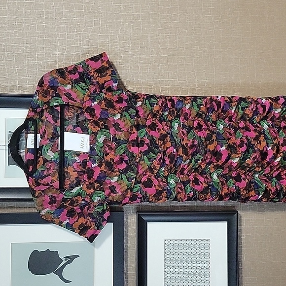 Misa Marilyn Mesh Flora Dress - Picture 5 of 14